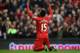 LIVERPOOL, ENGLAND - FEBRUARY 23: Daniel Sturridge of Liverpool celebrates scoring his team's third goal during the Barclays Premier League match between Liverpool and Swansea City at Anfield on February 23, 2014 in Liverpool, England. (Photo by Clive B