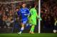 LONDON, ENGLAND - MARCH 08: Eden Hazard of Chelsea celebrates after scoring his team's second goal from the penalty spot past goalkeeper Hugo Lloris of Spurs during the Barclays Premier League match between Chelsea and Tottenham Hotspur at Stamford Bridg