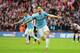 LONDON, ENGLAND - MARCH 02: Samir Nasri of Manchester City celebrates his goal during the Capital One Cup Final between Manchester City and Sunderland at Wembley Stadium on March 2, 2014 in London, England. (Photo by Jamie McDonald/Getty Images)