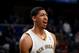 NEW ORLEANS, LA - MARCH 9: Anthony Davis #23 of the New Orleans Pelicans stands on the court during a game against the Denver Nuggets on March 9, 2014 at the Smoothie King Center in New Orleans, Louisiana. NOTE TO USER: User expressly acknowledges and agr
