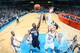 OKLAHOMA CITY, OK - MARCH 2: Kemba Walker #15 of the Charlotte Bobcats shoots against the Oklahoma City Thunder on March 2, 2014 at the Chesapeake Energy Arena in Oklahoma City, Oklahoma. NOTE TO USER: User expressly acknowledges and agrees that, by down