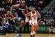 ATLANTA, GA - DECEMBER 28: Anthony Tolliver #43 of the Charlotte Bobcats dribbles up the floor against the Atlanta Hawks on December 28, 2013 at Philips Arena in Atlanta, Georgia. NOTE TO USER: User expressly acknowledges and agrees that, by downloading
