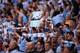 MANCHESTER, ENGLAND - SEPTEMBER 22: Manchester City fans show their support before the start of the Barclays Premier League match between Manchester City and Manchester United at the Etihad Stadium on September 22, 2013 in Manchester, England. (Photo by