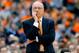 SYRACUSE, NY - MARCH 04: Head coach Jim Boeheim of the Syracuse Orange looks on against the Georgia Tech Yellow Jackets during the second half at the Carrier Dome on March 4, 2014 in Syracuse, New York. Georgia Tech defeated Syracuse 67-62. (Photo by R
