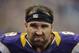 MINNEAPOLIS, MN - OCTOBER 21: Jared Allen #69 of the Minnesota Vikings looks on during the game against the Arizona Cardinals on October 21, 2012 at Mall of America Field at the Hubert H. Humphrey Metrodome in Minneapolis, Minnesota. (Photo by Hannah Fosl