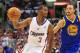 November 3, 2012; Los Angeles, CA, USA; Los Angeles Clippers point guard Chris Paul (3) controls the ball against the defense of Golden State Warriors shooting guard Stephen Curry (30) during the second half at Staples Center. Mandatory Credit: Gary A. Va