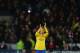 CARDIFF, WALES - NOVEMBER 30: Aaron Ramsey of Arsenal appaulds both sets of fans after the match during the Barclays Premier League match between Cardiff City and Arsenal at Cardiff City Stadium on November 30, 2013 in Cardiff, Wales. (Photo by Christop