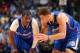 MEMPHIS, TN - FEBRUARY 21: Blake Griffin #32 and Chris Paul #3 of the Los Angeles Clippers talk during a game against the Memphis Grizzlies on February 21, 2014 at FedExForum in Memphis, Tennessee. NOTE TO USER: User expressly acknowledges and agrees that