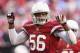GLENDALE, AZ - DECEMBER 29: Inside linebacker Karlos Dansby #56 of the Arizona Cardinals during the NFL game against the San Francisco 49ers at the University of Phoenix Stadium on December 29, 2013 in Glendale, Arizona. The 49ers defeated the Cardinals