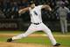 CHICAGO, IL - SEPTEMBER 23: Addison Reed #43 of the Chicago White Sox pitches in the 9th ining for a save against the Toronto Blue Jays at U.S. Cellular Field on September 23, 2013 in Chicago, Illinois. The White Sox defeated the Blue Jays 3-2. (Photo b
