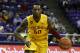 Feb 22, 2014; Fort Worth, TX, USA; Iowa Hawkeyes guard DeAndre Kane (50) dribbles up court against the TCU Horned Frogs during the first half of a men's basketball game at Daniel-Meyer Coliseum. Mandatory Credit: Jim Cowsert-USA TODAY Sports
