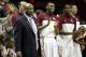 Mar 9, 2014; Tallahassee, FL, USA; Florida State Seminoles head coach Leonard Hamilton on the sideline against the Syracuse Orange during the second half at Donald L. Tucker Center. Syracuse defeated Florida State 74-58. Mandatory Credit: Matt Stamey-USA