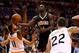 Jan 22, 2014; Phoenix, AZ, USA; Indiana Pacers guard Lance Stephenson drives to the basket in the first quarter against the Phoenix Suns at US Airways Center. Mandatory Credit: Mark J. Rebilas-USA TODAY Sports