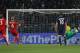 PARIS, FRANCE - MARCH 12: Salvatore Sirigu of Paris Saint-Germain saves a penalty from Simon Rolfes of Bayer Leverkusen (6) during the UEFA Champions League Round of 16 second leg match between Paris Saint-Germain FC and Bayer Leverkusen at Parc des Prin