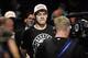 Jan 25, 2014; Chicago, IL, USA; Nikita Krylov before his fight against Walt Harris during UFC on FOX 10 at the United Center. Mandatory Credit: David Banks-USA TODAY Sports