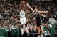 BOSTON, MA - MARCH 7: Chris Johnson #12 of the Boston Celtics shoots against the Brooklyn Nets on March 7, 2014 at the TD Garden in Boston, Massachusetts. NOTE TO USER: User expressly acknowledges and agrees that, by downloading and or using this photogr