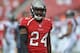 TAMPA, FL - NOVEMBER 17: Cornerback Darrelle Revis #24 of the Tampa Bay Buccaneers warms up for play against the Atlanta Falcons November 17, 2013 at Raymond James Stadium in Tampa, Florida. Tampa won 41 - 28. (Photo by Al Messerschmidt/Getty Images)