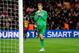 BARCELONA, SPAIN - MARCH 12: Goalkeeper Joe Hart of Manchester City reacts after Lionel Messi of Barcelona scores the opening goal during the UEFA Champions League Round of 16, second leg match between FC Barcelona and Manchester City at Camp Nou on Mar