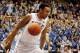 Mar 8, 2014; Durham, NC, USA; Duke Blue Devils forward Jabari Parker (1) follows through on a dunk against the North Carolina Tar Heels at Cameron Indoor Stadium. Mandatory Credit: Mark Dolejs-USA TODAY Sports
