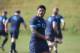 BAGSHOT, ENGLAND - MARCH 13: Manu Tuilagi looks on during the England training session held at Pennyhill Park on March 13, 2014 in Bagshot, England. (Photo by David Rogers/Getty Images)
