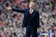 LONDON, ENGLAND - FEBRUARY 22: Arsene Wenger manager of Arsenal gestures during the Barclays Premier League match between Arsenal and Sunderland at Emirates Stadium on February 22, 2014 in London, England. (Photo by Michael Regan/Getty Images)