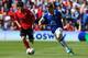 CARDIFF, WALES - AUGUST 31: Kim Bo-Kyung of Cardiff City battles with Seamus Coleman of Everton during the Barclays Premier League match between Cardiff City and Everton at Cardiff City Stadium on August 31, 2013 in Cardiff, Wales. (Photo by Jan Kruger