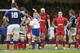 CARDIFF, WALES - FEBRUARY 21: Referee Alain Rolland shows the yellow card to Louis Picamoles of France during the RBS Six Nations match between Wales and France at the Millennium Stadium on February 21, 2014 in Cardiff, Wales. (Photo by David Rogers/Get