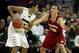Nov 16, 2013; Green Bay, WI, USA; Wisconsin-Green Bay Phoenix guard Jordan Fouse (4) looks to pass as Wisconsin Badgers forward Sam Dekker (15) defends at the Resch Center in Ashwaubenon. The Wisconsin Badgers defeated Wisconsin-Green Bay 69-66. Mandator