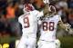 Alabama WR Amari Cooper (left) and TE O.J. Howard