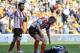 HULL, ENGLAND - MARCH 9: Oscar Ustari (R) of Sunderland is congratulated by team-mate Lee Cattermole (C) after he saves a penalty during the Budweiser FA Cup Quarter Final match between Hull City and Sunderland at the KC Stadium on March 9, 2014 in Hull,