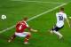 Podolski in action for Germany