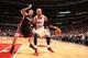 CHICAGO, IL - MARCH 9: Taj Gibson #22 of the Chicago Bulls handles the ball against the Miami Heat during a game at the United Center in Chicago. NOTE TO USER: User expressly acknowledges and agrees that, by downloading and or using this photograph, User