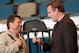 RENO, NV - JANUARY 7: ESPN's Marc Stein talks to Houston Rockets General Manager Daryl Morey during the 2013 NBA D-League Showcase on January 7, 2013 at the Reno Events Center in Reno, Nevada. NOTE TO USER: User expressly acknowledges and agrees that, b