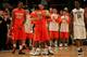NEW YORK - MARCH 12: Justin Thomas #2 and Jonny Flynn #10 of the Syracuse Orange celebrate late in the sixth overtime as Craig Austrie #24 of the Connecticut Huskies looks on during the quarterfinal round of the Big East Tournament at Madison Square Gard