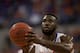 GAINESVILLE, FL - FEBRUARY 01: Patric Young #4 of the Florida Gators shoots a free throw during the game against the Texas A&M Aggies at the Stephen C. O'Connell Center on February 01, 2014 in Gainesville, Florida. (Photo by Rob Foldy/Getty Images)