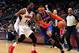 ATLANTA, GA - FEBRUARY 22: Carmelo Anthony #7 of the New York Knicks handles the ball during a game against the Atlanta Hawks on February 22, 2014 at Philips Arena in Atlanta, Georgia. NOTE TO USER: User expressly acknowledges and agrees that, by downlo