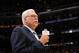 LOS ANGELES, CA - APRIL 2: Former NBA coach Phil Jackson addresses former NBA player Shaquille O'Neal during a jersey retirement ceremony at Staples Center on April 2, 2013 in Los Angeles, California. NOTE TO USER: User expressly acknowledges and agrees t