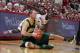 Nov 12, 2012; Bloomington, IN, USA; North Dakota State Bison guard Taylor Braun (24) makes a pass while on the ground against Indiana Hoosiers guard Victor Oladipo (4) at Assembly Hall. Indiana defeats North Dakota State 87-61. Mandatory Credit: Brian Spu