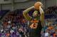 FORT WORTH, TX - FEBRUARY 24: Marcus Smart #43 of the Oklahoma State Cowboys shoots a three-pointer against the TCU Horned Frogs on February 24, 2014 at Daniel-Meyer Coliseum in Fort Worth, Texas. (Photo by Cooper Neill/Getty Images)