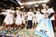 GREENSBORO, NC - MARCH 16: The Virginia Cavaliers celebrate after defeating the Duke Blue Devils to win the the championship game of the 2014 Men's ACC Basketball Tournament at Greensboro Coliseum on March 16, 2014 in Greensboro, North Carolina. (Photo