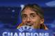 It didn't take long for Mancini to find himself back behind a microphone at a Champions League presser.