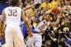 ST. LOUIS, MO - MARCH 9: Fred VanVleet #23 of the Wichita State Shockers looks to pass the ball against the Indiana State Sycamores during the MVC Basketball Tournament Championship game at the Scottrade Center on March 9, 2014 in St. Louis, Missouri. Th