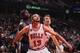 CHICAGO, IL - MARCH 7: Joakim Noah #13 of the Chicago Bulls boxes out Zach Randolph #50 of the Memphis Grizzlies on March 07, 2014 at the United Center in Chicago, Illinois. NOTE TO USER: User expressly acknowledges and agrees that, by downloading and or