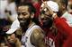 Mar 9, 2014; Lincoln, NE, USA; Nebraska Cornhuskers guard Terran Petteway (5) celebrates with the crowd after defeating the Wisconsin Badgers at Pinnacle Bank Arena. Nebraska won 77-68. Mandatory Credit: Bruce Thorson-USA TODAY Sports