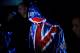 LONDON, ENGLAND - JULY 23: Dereck Chisora enters the ring wearing a Union Flag gown and a Union Flag scarf during the British & Commonwealth Heavyweight Title Fight between Dereck Chisora and Tyson Fury at Wembley Arena on July 23, 2011 in London, Englan