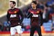 LONDON, ENGLAND - FEBRUARY 22: Juan Mata and Shinji Kagawa of Manchester United warm up prior to the Barclays Premier League match between Crystal Palace and Manchester United at Selhurst Park on February 22, 2014 in London, England. (Photo by Laurence G