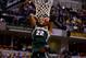 INDIANAPOLIS, IN - MARCH 16: Branden Dawson #22 of the Michigan State Spartans dunks against the Michigan Wolverines during the 2014 Big Ten Men's Championship at Bankers Life Fieldhouse on March 16, 2014 in Indianapolis, Indiana. (Photo by Andy Lyons/G