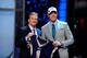 NEW YORK - APRIL 22: Quarterback Sam Bradford (R) from the Oklahoma Sooners poses with NFL Commissioner Roger Goodell as they hold up a St. Louis Rams jersey after the Rams selected Bradford numer 1 overall during the first round of the 2010 NFL Draft at