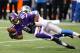 MINNEAPOLIS, MN - DECEMBER 29: Jerome Simpson #81 of the Minnesota Vikings gets tackled by Jonte Green #36 of the Detroit Lions on December 29, 2013 at Mall of America Field at the Hubert H. Humphrey Metrodome in Minneapolis, Minnesota. (Photo by Adam Be