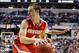 Mar 14, 2014; Indianapolis, IN, USA; Ohio State Buckeyes guard Aaron Craft (4) looks to make a pass on the baseline against the Nebraska Cornhuskers in the quarterfinals of the Big Ten college basketball tournament at Bankers Life Fieldhouse. Ohio State d